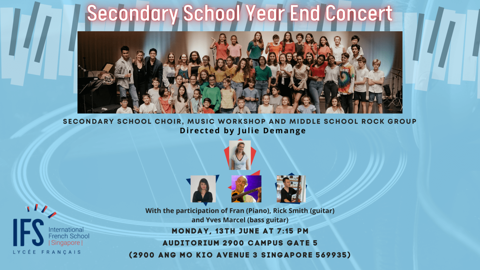 IFS YearEnd Concert International French School (Singapore)