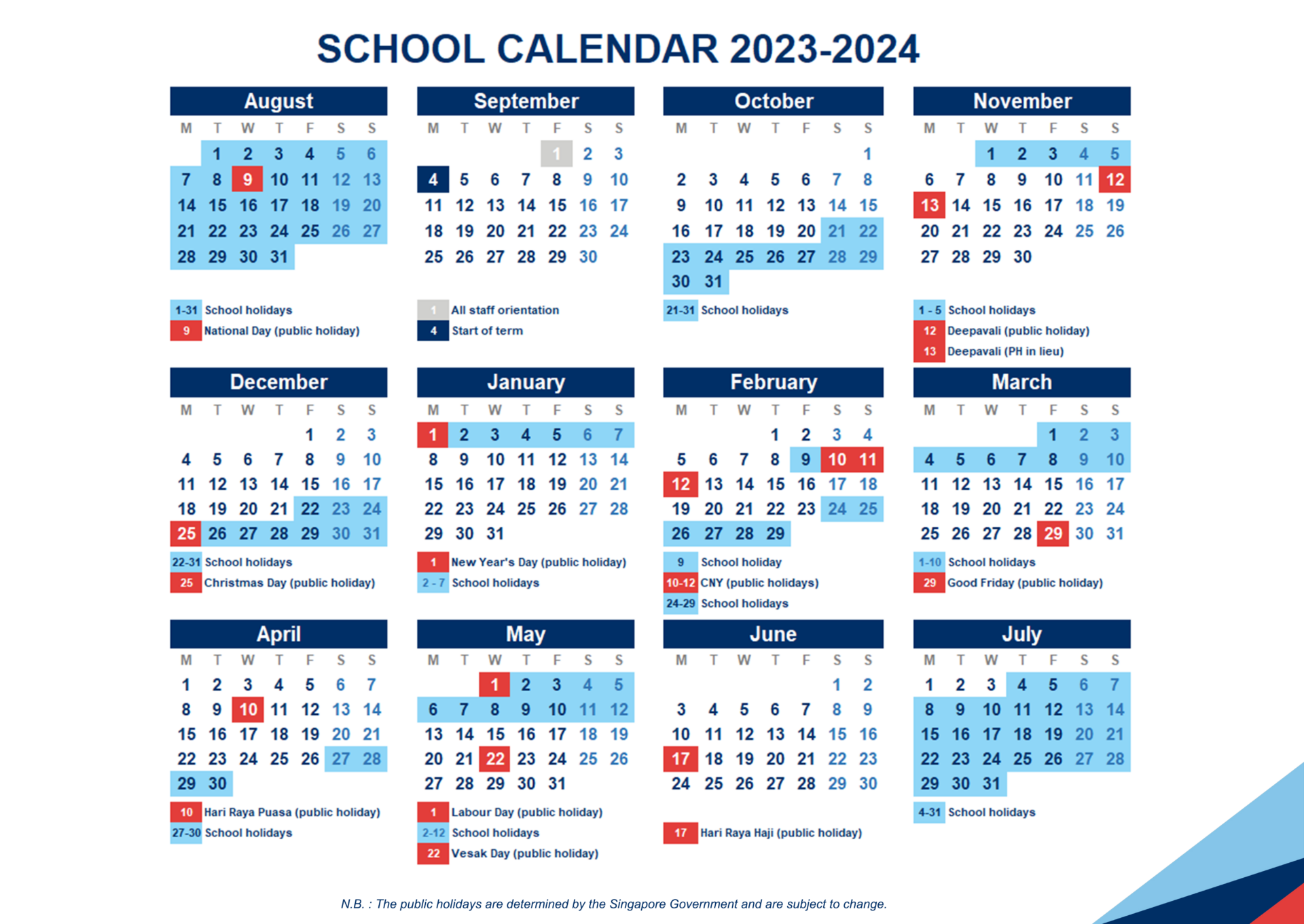 School Holiday Calendar 2025 Singapore To Lissy Kimberley