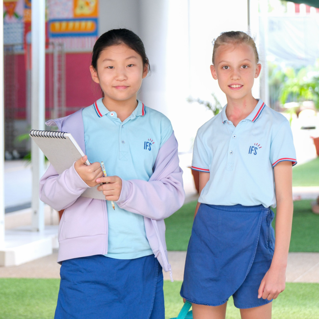 Two Ifs Elemetary Girl Students