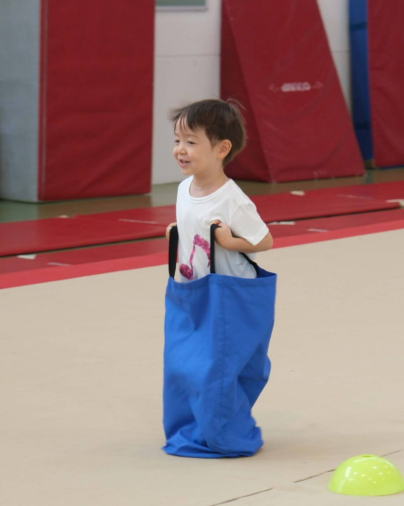 Kindergarten Student Jumping