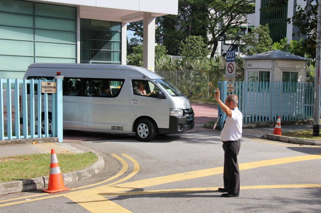 Ifs School Bus Leaving