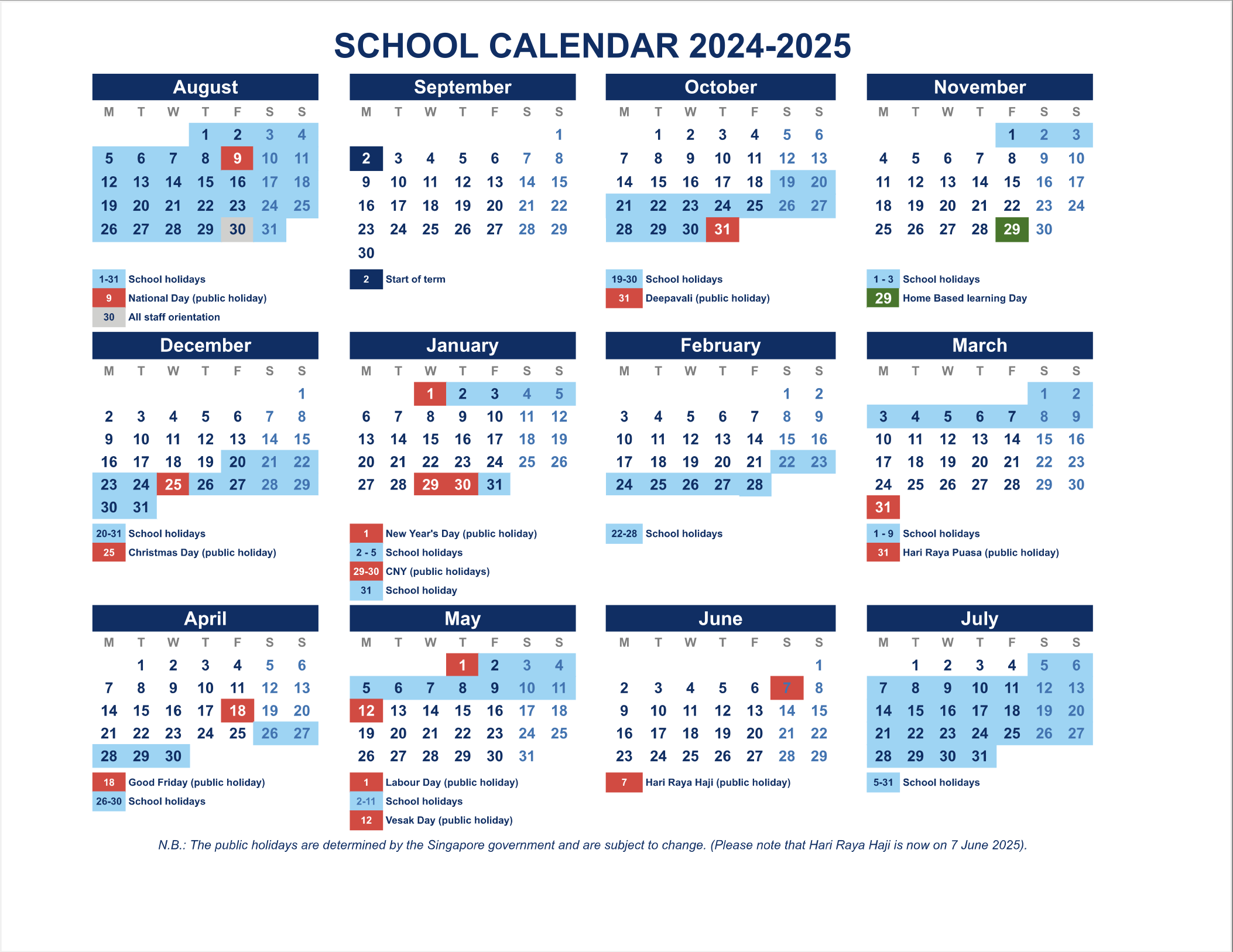 Ifs School Calendar 2024 2025